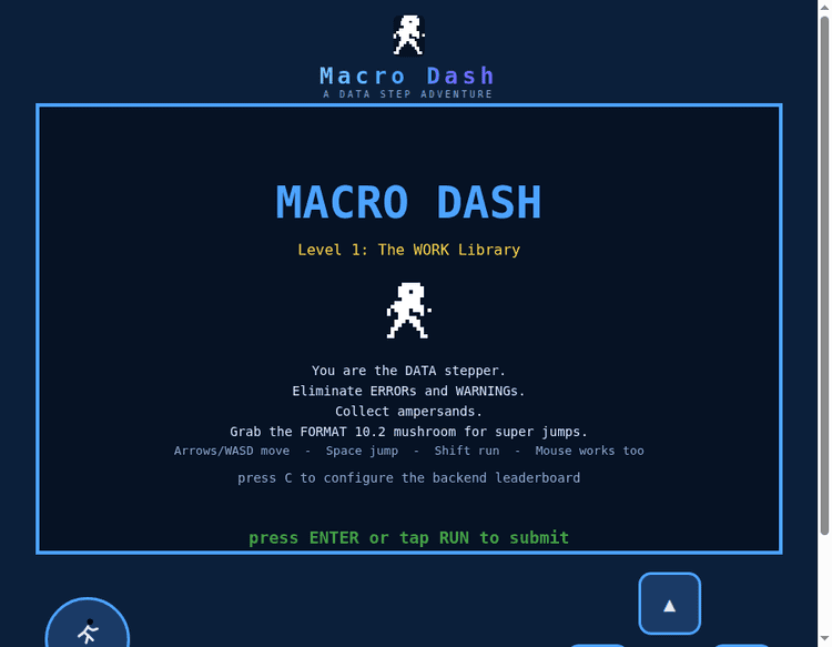 Macro Dash (repo)